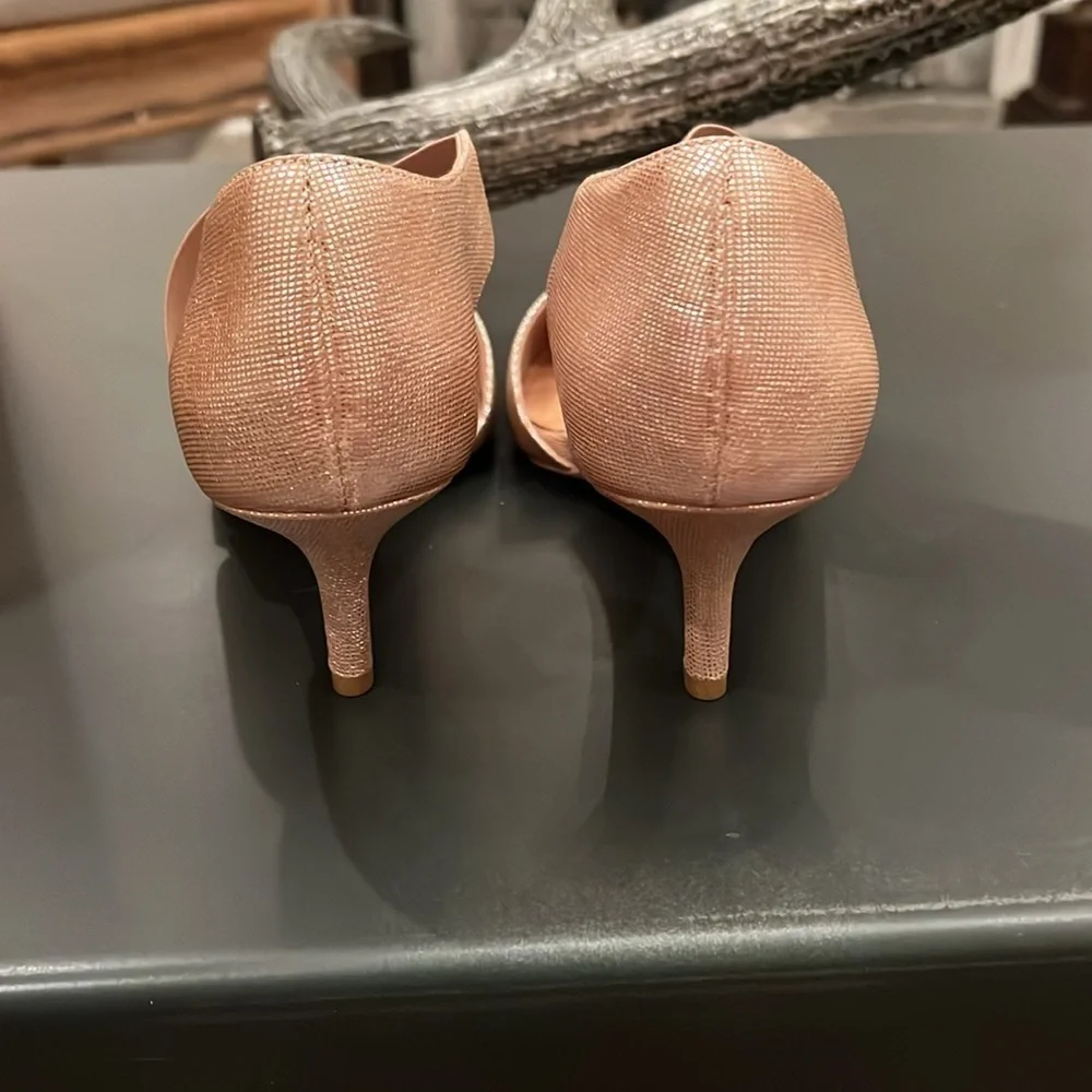 Corso Como CC-Denice Champagne Metallic Pumps Size 9.5